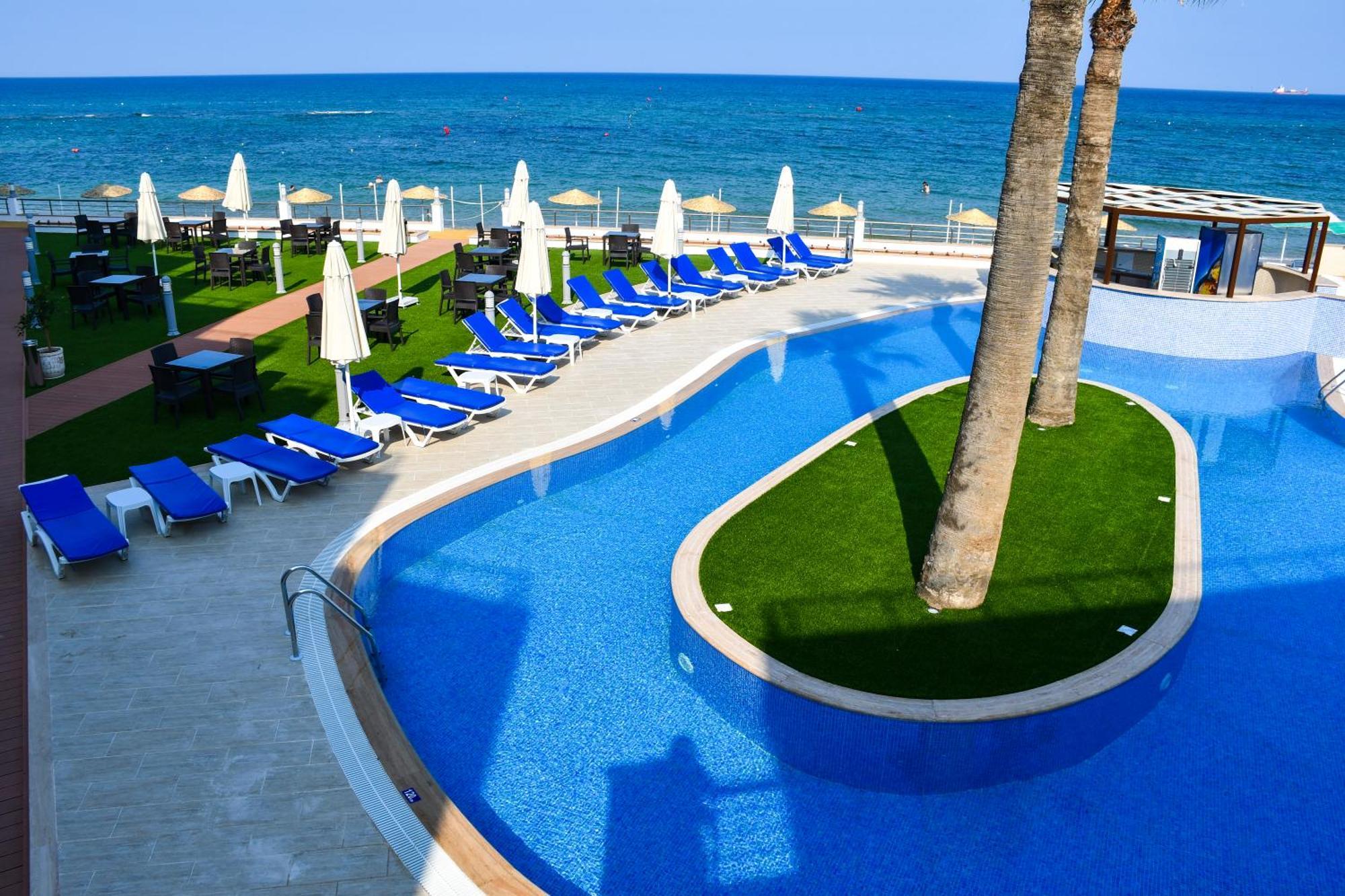 Mimoza Beach Hotel Agios Sergios Екстер'єр фото